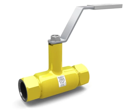 Кран шаровый резьбовой LD КШЦМ Gas 032.040.Н/П.02. стальной ст 20 Ду32 Ру40 МПа в Оренбурге