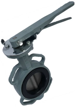 Затвор дисковый поворотный ABRA Ду250 Ру16 BUV-VF863D, межфланцевый, корпус - чугун, диск - нержавеющая сталь, рукоятка, NBR в Оренбурге